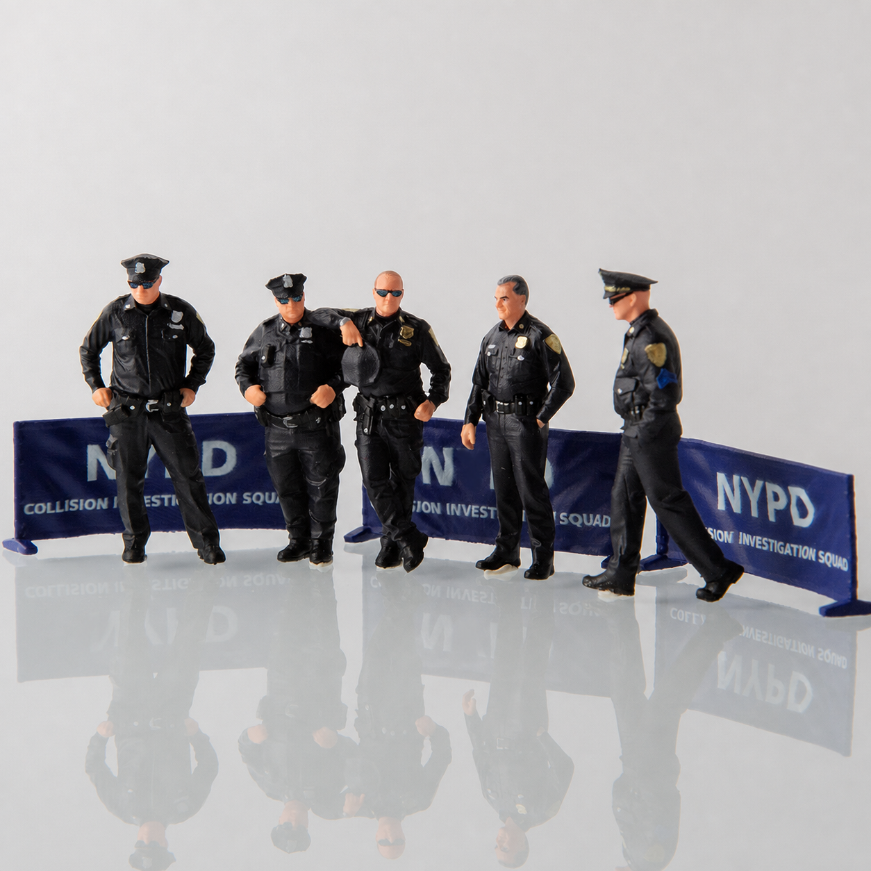 1:64 New York Police NYPD Figure Set