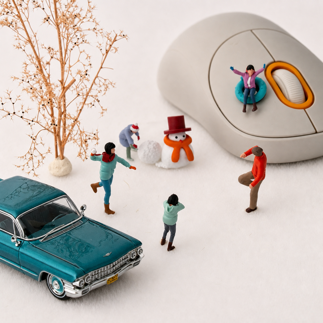 1:64 Winter Street Miniature Figure Set