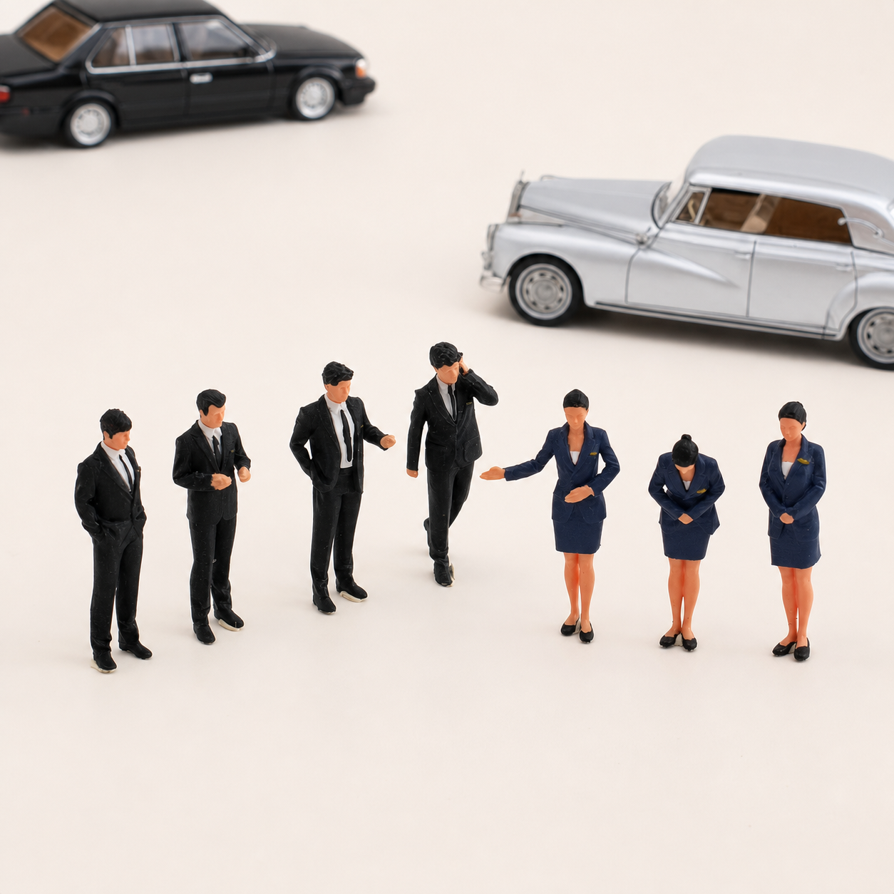 1:64 Business Suit Miniature Figure Set